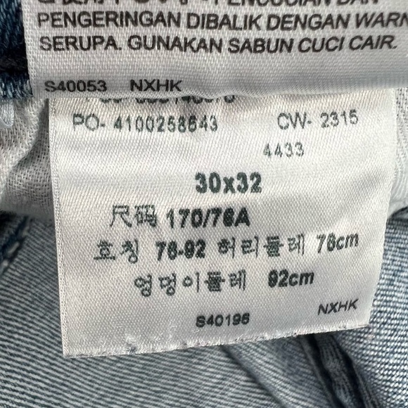 Levi's 514 Straight Fit Denim Jeans Size 30 x 32 Men's - Picture 4 of 5